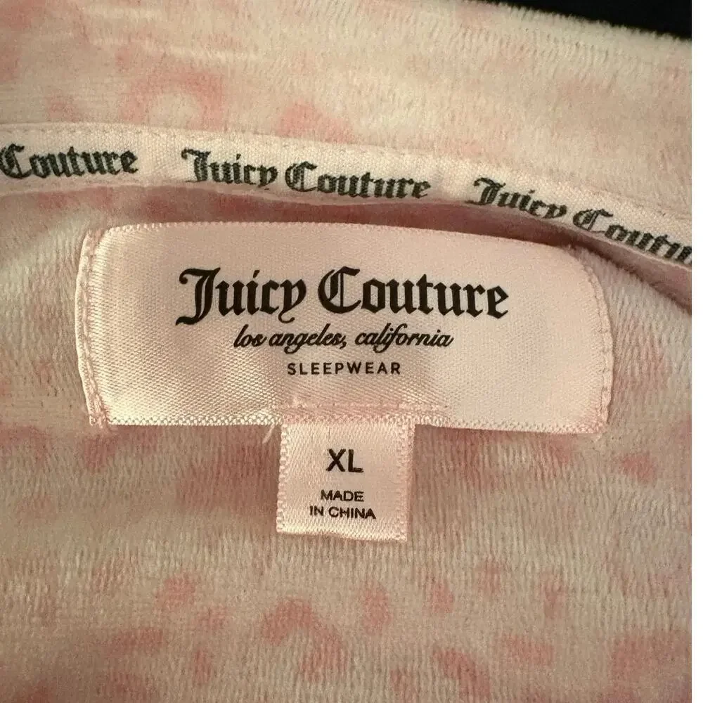 Juicy Couture Sleepwear Top Jr. Size X L Super Soft Plus with Rhinestone Logo